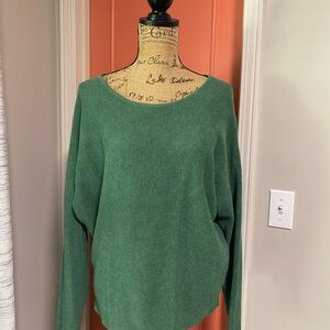 Cyrus Forest Green Crew Neck Sweater